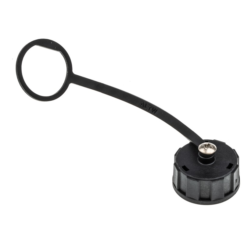 10 pcs - CAP-WACMTPC1 Amphenol Industrial, WAC Corded Dust Cap for use with RJ45 Cordset