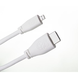 10 pcs - T7689AX-RS Raspberry Pi 1m HDMI to Micro HDMI Cable in White