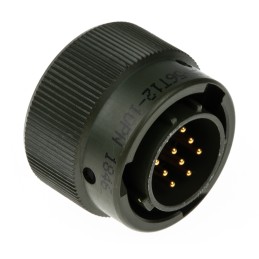 1 pcs - Amphenol Limited, 62GB 10 Way Cable Mount MIL Spec Circular Connector Plug, Pin Contacts,Shell Size 12, Bayonet
