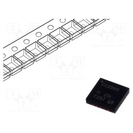 10 pcs : CC2500RGPR - IC: RF transceiver, SPI, VQFN20, -40÷85°C, 1.8÷3.6VDC, 2.4GHz, ISM