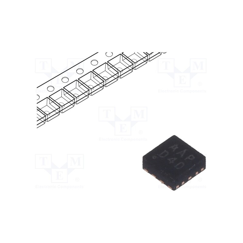 10 pcs : EMC1462T-AE/RW - IC: temperature sensor, digital, -40÷125°C, WDFN8, SMD, 1°C