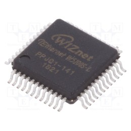 10 pcs : W5100S-L - IC: Ethernet controller, 8bit BUS,SPI, LQFP48, -40÷85°C, Ch: 4