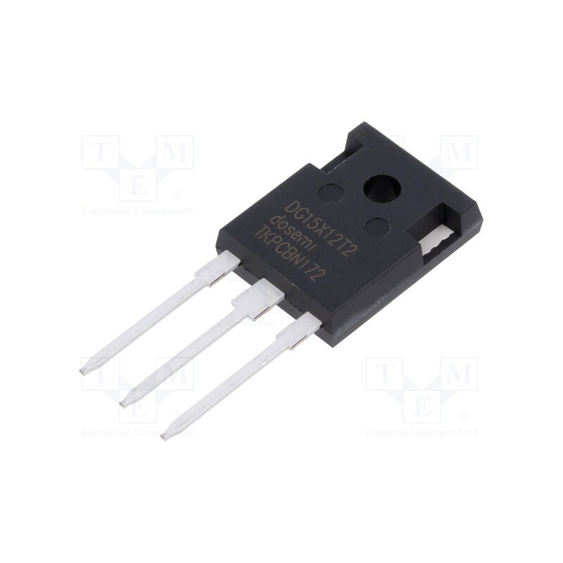 10 pcs : DG15X12T2 - Transistor: IGBT, 1200V, 15A, 138W, TO247