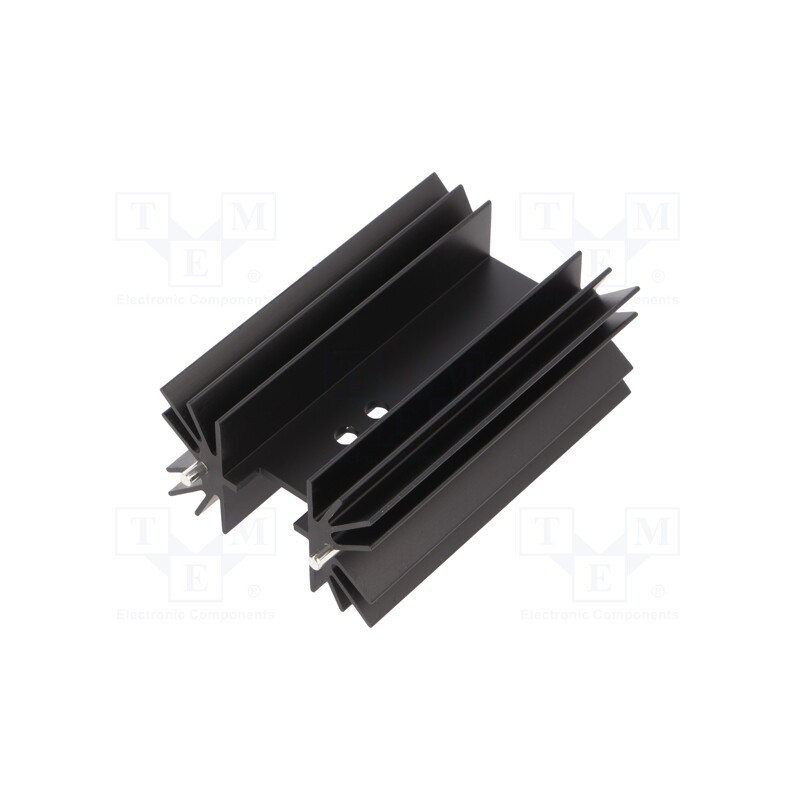 10 pcs : FA-T220-64E - Heatsink: extruded, TO218,TO220,TO247, black, L: 25mm, W: 41.6mm