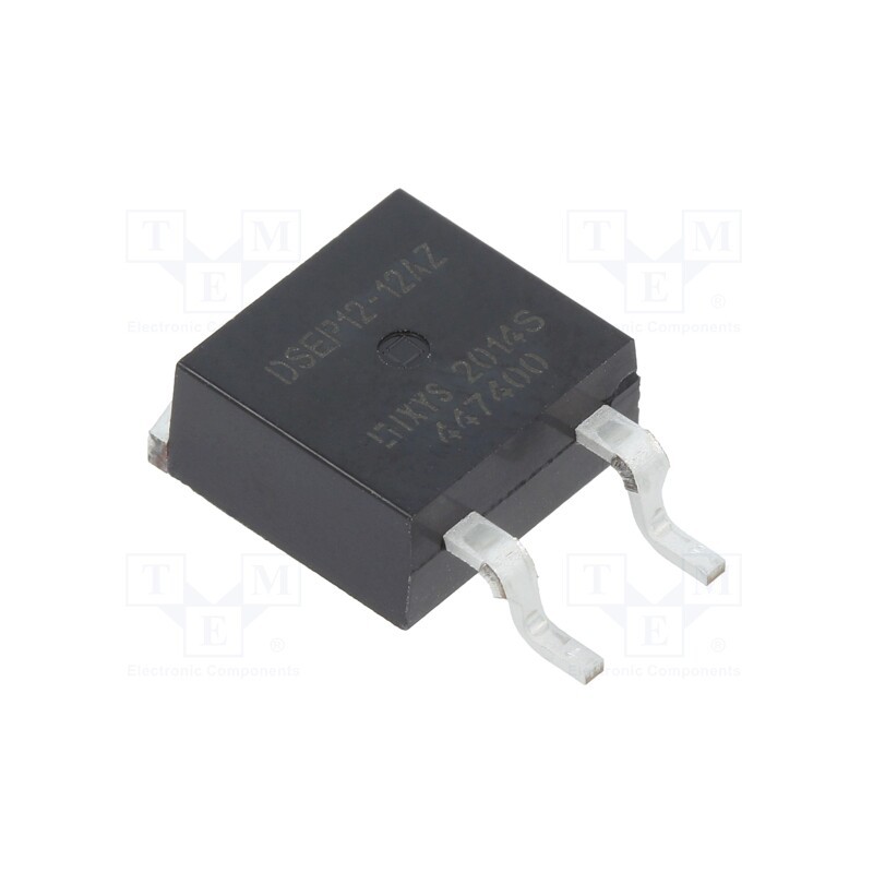 10 pcs : DSEP12-12AZ-TUB - Diode: rectifying, SMD, 1.2kV, 12A, 40ns, TO263ABHV, Ufmax: 1.87V