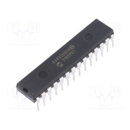 10 pcs : AVR32DB28-I/SP - IC: AVR microcontroller, PDIP28, Ext.inter: 22, Cmp: 3, AVR32