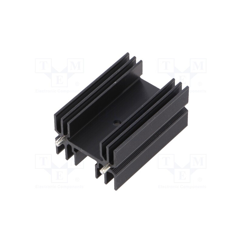 10 pcs : PR31/50/SE - Heatsink: extruded, H, TO218,TO220,TOP3, black, L: 50mm, W: 35mm
