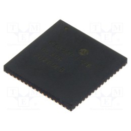10 pcs : PIC24FJ128GL306-I/MR - IC: PIC microcontroller, 128kB, 32MHz, SMD, QFN64, PIC24, 8kBSRAM