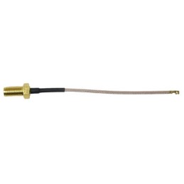 1 pcs - RF Solutions Male U.FL to Female SMA Coaxial Cable, 20cm, RG178 Coaxial, Terminated