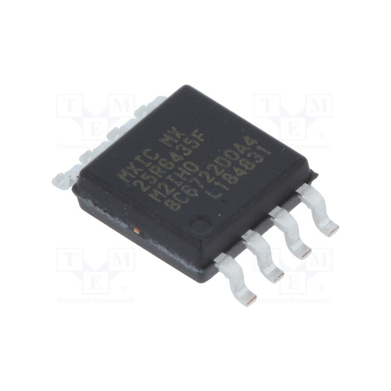 10 pcs : MX25R6435FM2IH0/TUBE - IC: FLASH memory, 64MbFLASH, 80MHz, 1.65÷3.6V, SOP8, serial