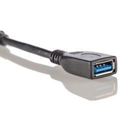 1 pcs - Wurth Elektronik USB 3.1 Cable, Male USB C to Female USB A Cable, 120mm