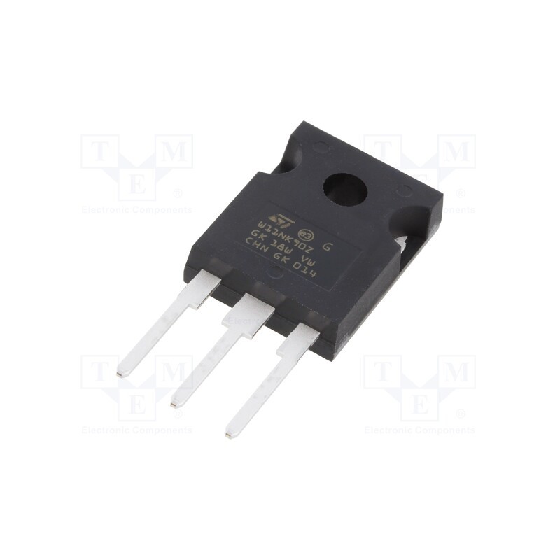 10 pcs : STW11NK90Z - Transistor: N-MOSFET, unipolar, 900V, 5.8A, Idm: 36.8A, 200W, TO247