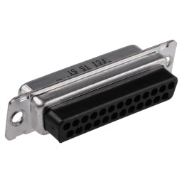 1 pcs - Amphenol ICC 8656 25 Way Cable Mount D-sub Connector Socket, 2.76mm Pitch