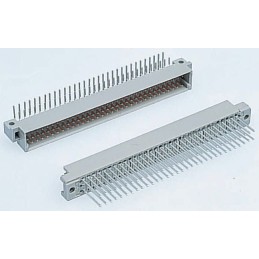 1 pcs - HARTING 32 Way 2.54mm Pitch, Type B Class C2, 1 Row, Right Angle DIN 41612 Connector, Plug