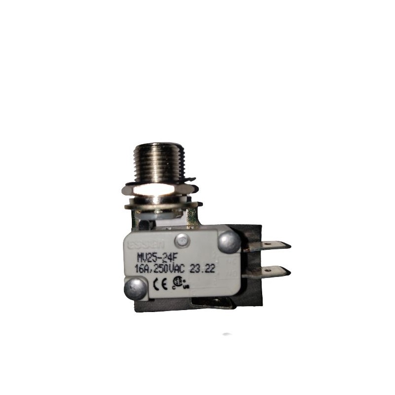 1 pcs - RS PRO Momentary Microswitch, Quick Connect Terminal, 16A @ 250V ac, SPDT, IP40
