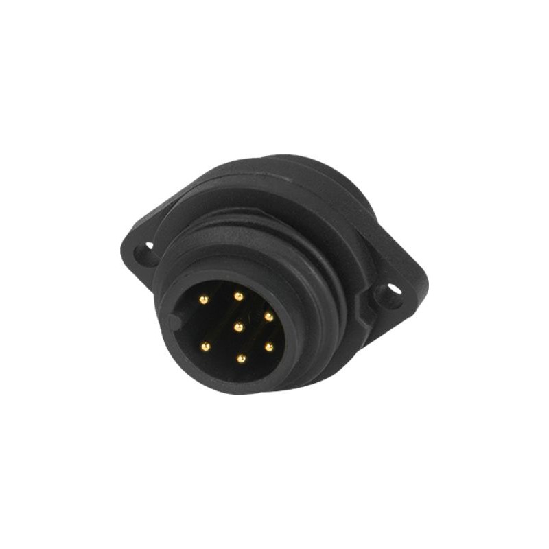 1 pcs - RS PRO Circular Connector, 7 Contacts, Panel Mount, Male, IP67