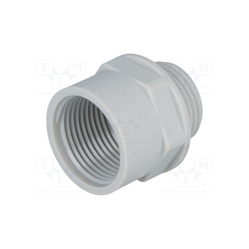 10 pcs : EW-PA PG11/13.5 - Enlarger of threads for glands, Int.thread: PG13,5, polyamide