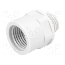 10 pcs : EW-PA PG9/11 - Enlarger of threads for glands, Int.thread: PG11, polyamide