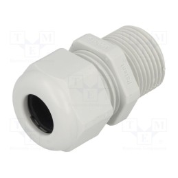 10 pcs : HSK-L M20 RAL7035 99842 - Cable gland, with long thread, M20, 1.5, IP68, polyamide, HSK-L