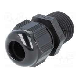 10 pcs : HT 1/2” RAL9005 BSK NPT - Cable gland, NPT1/2', IP68, polyamide, black, HELUTOP HT-NPT