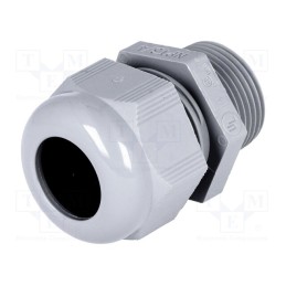 10 pcs : HT 3/4” RAL7001 BSK NPT - Cable gland, NPT3/4', IP68, polyamide, dark grey, HELUTOP HT-NPT