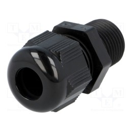 10 pcs : HT 3/8” RAL9005 BSK NPT - Cable gland, NPT3/8', IP68, polyamide, black, HELUTOP HT-NPT