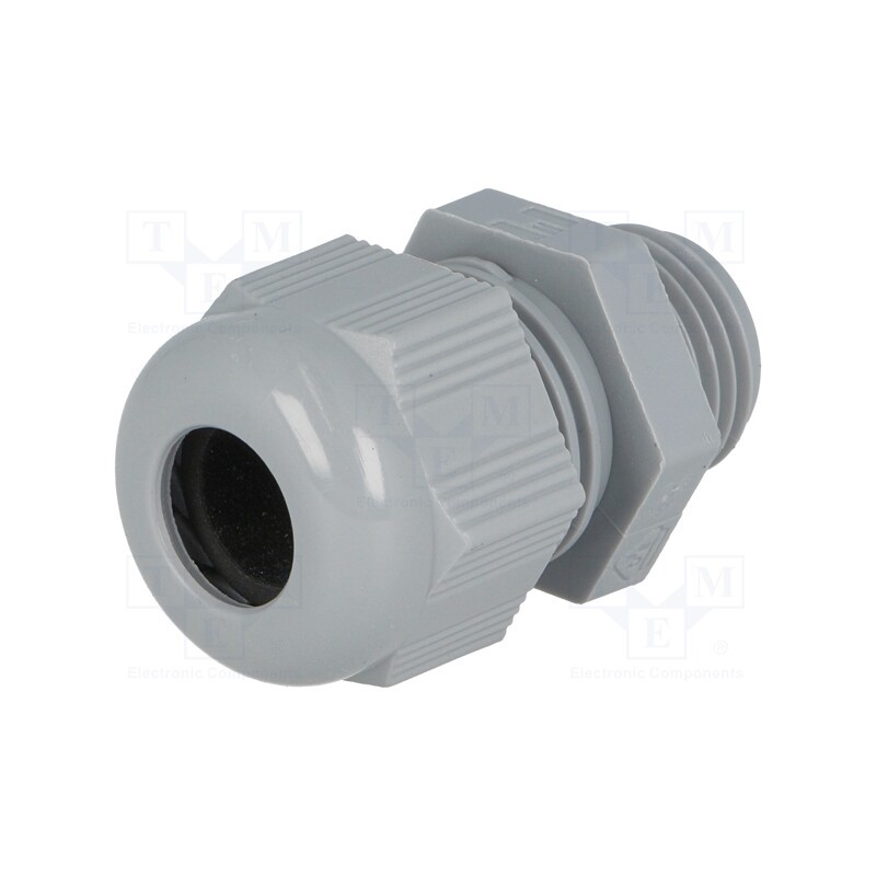 10 pcs : HT M16 RAL7001 92668 - Cable gland, M16, 1.5, IP68, polyamide, dark grey, HELUTOP HT-M