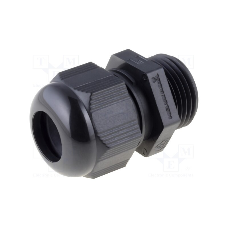 10 pcs : HT M20 IRAL9005 - Cable gland, M20, 1.5, IP68, polyamide, black, HELUTOP HT-M
