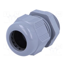 10 pcs : HT M25 RAL7001 - Cable gland, M25, 1.5, IP68, polyamide, dark grey, HELUTOP HT-M
