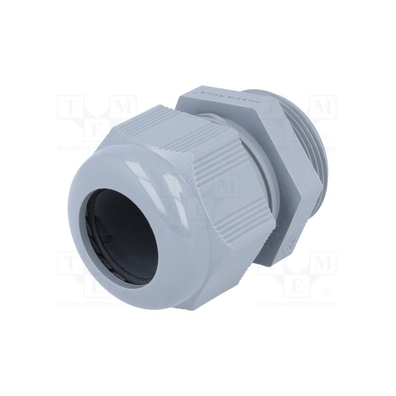 10 pcs : HT M32 RAL7001 - Cable gland, M32, 1.5, IP68, polyamide, dark grey, HELUTOP HT-M