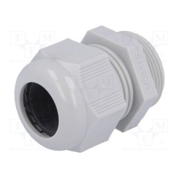 10 pcs : HT M32 RAL7035 - Cable gland, M32, 1.5, IP68, polyamide, grey, HELUTOP HT-M