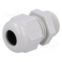 10 pcs : HT PG 11RAL7035 - Cable gland, PG11, IP68, polyamide, grey, HELUTOP HT-PG