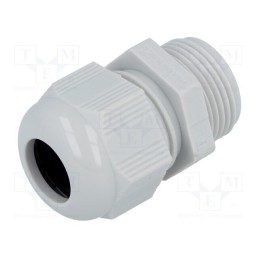 10 pcs : HT PG 13,5 RAL7035 - Cable gland, PG13,5, IP68, polyamide, grey, HELUTOP HT-PG