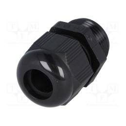 10 pcs : HT PG13.5 RAL9005 - Cable gland, PG13,5, IP68, polyamide, black, HELUTOP HT-PG