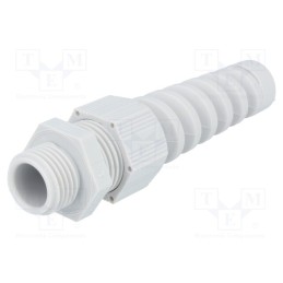 10 pcs : HT-K M16 RAL7035 - Cable gland, with strain relief, M16, 1.5, IP68, polyamide, grey
