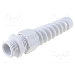 10 pcs : HT-K M20 RAL7035 - Cable gland, with strain relief, M20, 1.5, IP68, polyamide, grey
