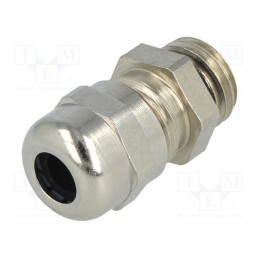 10 pcs : HT-MS M12X1.5 - Cable gland, M12, 1.5, IP68, brass, Body plating: nickel