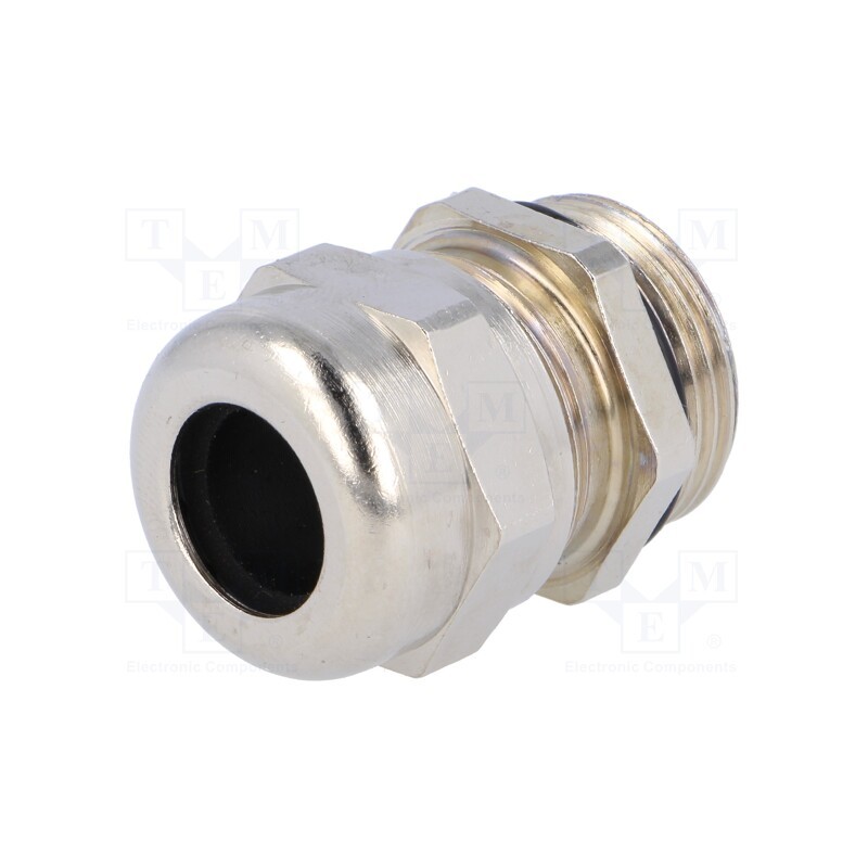 10 pcs : HT-MS PG13.5 - Cable gland, PG13,5, IP68, brass, Body plating: nickel
