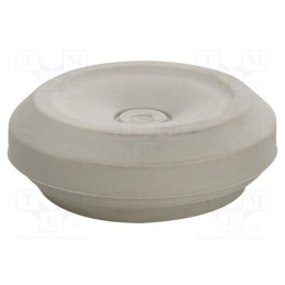 10 pcs : 36001028 - Grommet, elastomer thermoplastic TPE, grey, -25÷35°C, 8÷17mm