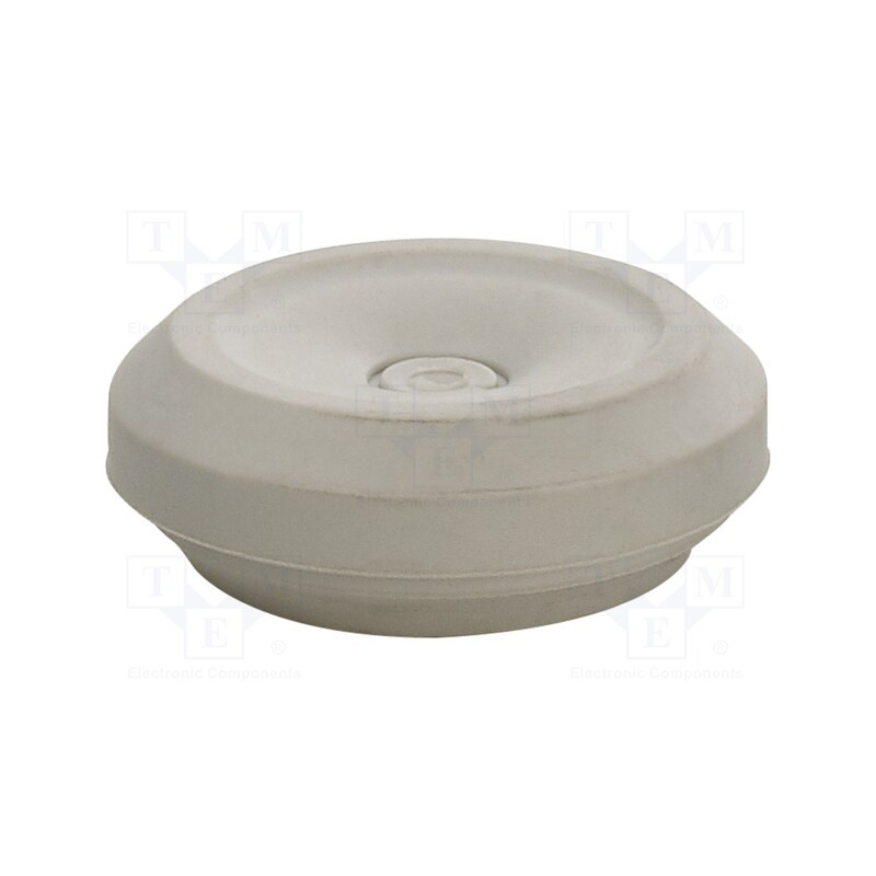 10 pcs : 36001028 - Grommet, elastomer thermoplastic TPE, grey, -25÷35°C, 8÷17mm