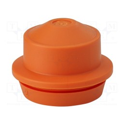 10 pcs : 36001038 - Grommet, elastomer thermoplastic TPE, orange, 9÷17mm, IP65,IP66