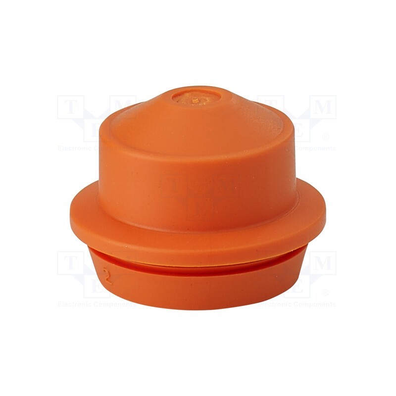10 pcs : 36001038 - Grommet, elastomer thermoplastic TPE, orange, 9÷17mm, IP65,IP66