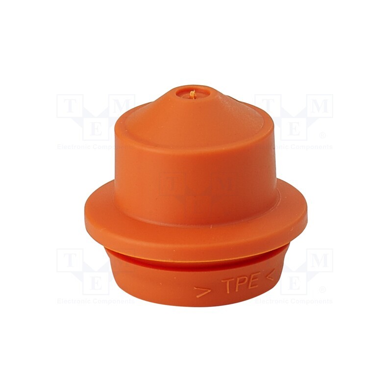 10 pcs : 36001039 - Grommet, elastomer thermoplastic TPE, orange, 6÷13mm, IP65,IP66