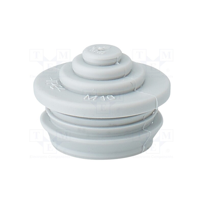 10 pcs : 3600170 - Grommet, elastomer thermoplastic TPE, grey, -25÷35°C, 3.5÷12mm