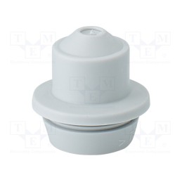 10 pcs : 3600185 - Grommet, elastomer thermoplastic TPE, light grey, 5÷10mm, IP65