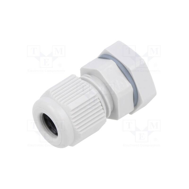 10 pcs : 3600208 - Cable gland, M12, 1.5, IP66,IP67, polyamide, light grey