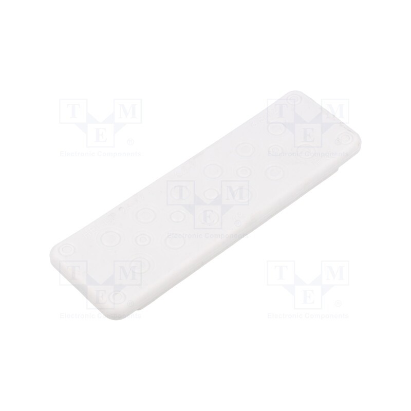 10 pcs : HEL-DP24-17-TPE RAL9005 - Multigate grommet, elastomer thermoplastic TPE, black, 8.5÷12mm