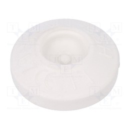 50 pcs : HSS-M12-TPE-V0 - Grommet, Ømount.hole: 12mm, elastomer thermoplastic TPE, grey