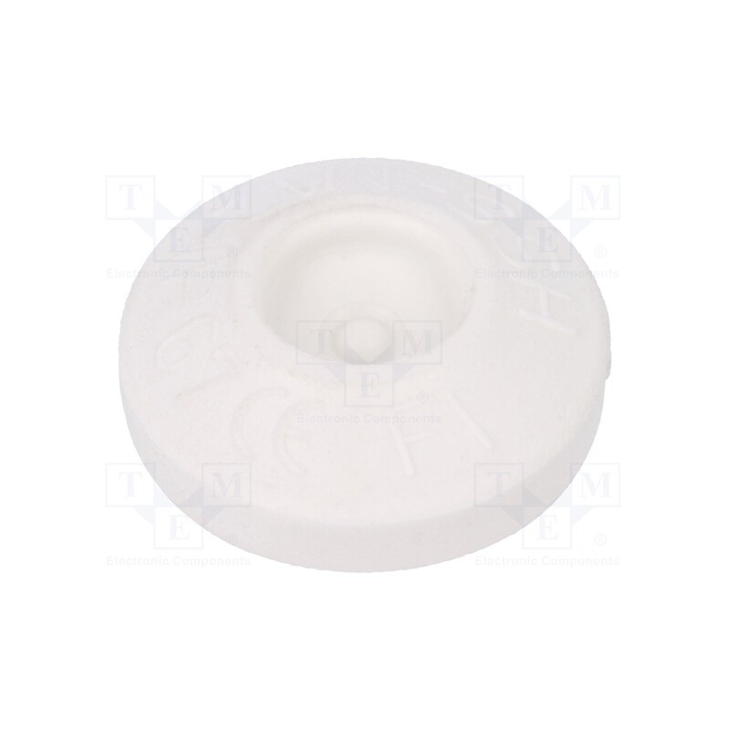 50 pcs : HSS-M12-TPE-V0 - Grommet, Ømount.hole: 12mm, elastomer thermoplastic TPE, grey