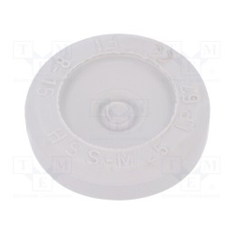 50 pcs : HSS-M25-TPE - Grommet, Ømount.hole: 25mm, elastomer thermoplastic TPE, grey